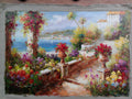 Mediterranean oil painting art canvas